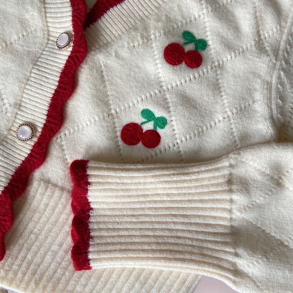 SOLD • cider cherry cardigan - Picture 11 of 15